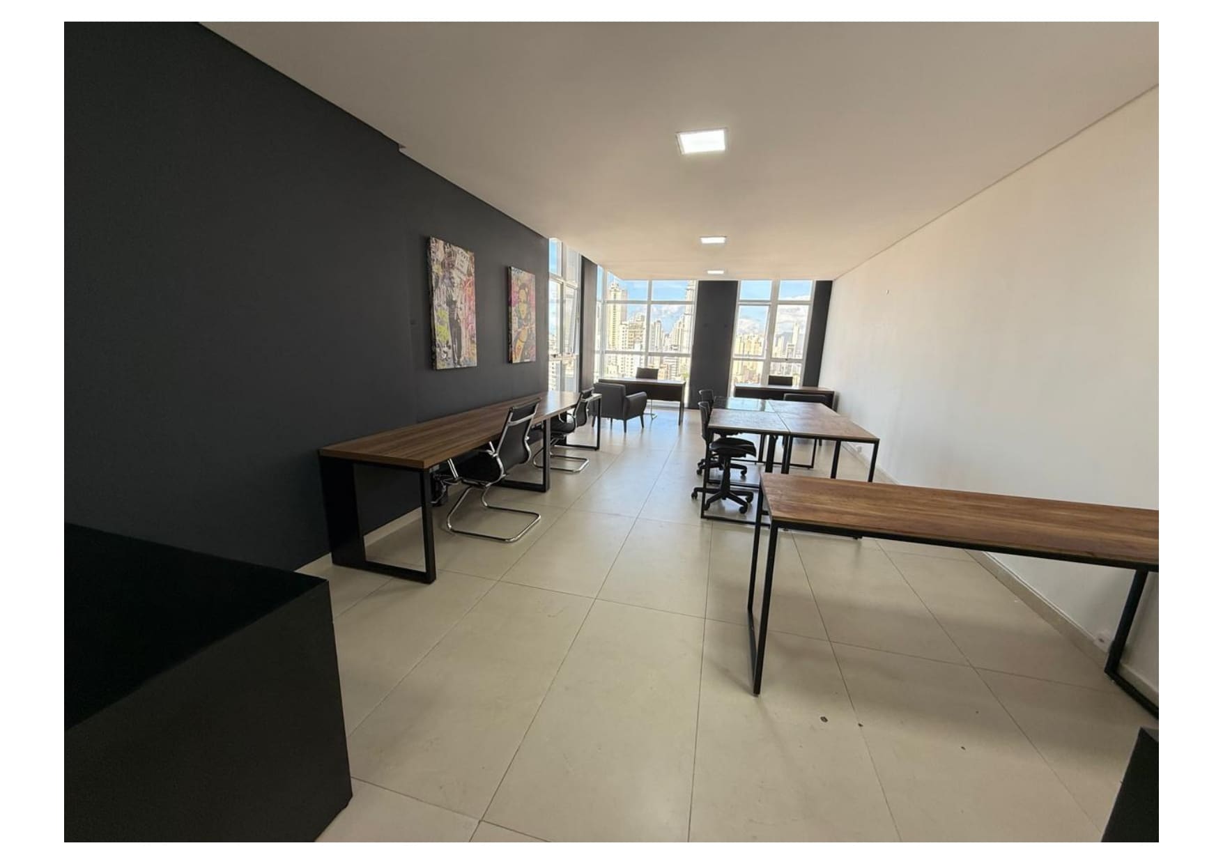 Edifício Evolution · sala mobiliada